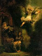 Rembrandt, The Archangel Leaving the Family of Tobias